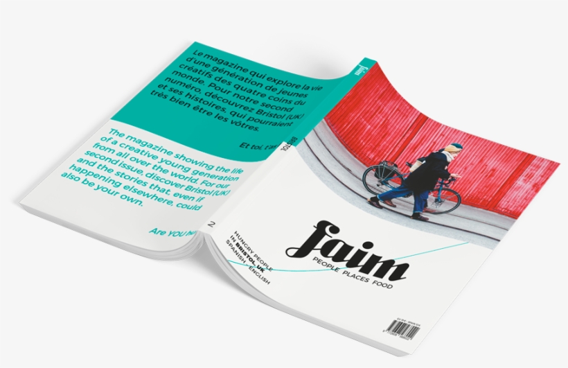 Faim Magazine - Brochure, transparent png #7866395