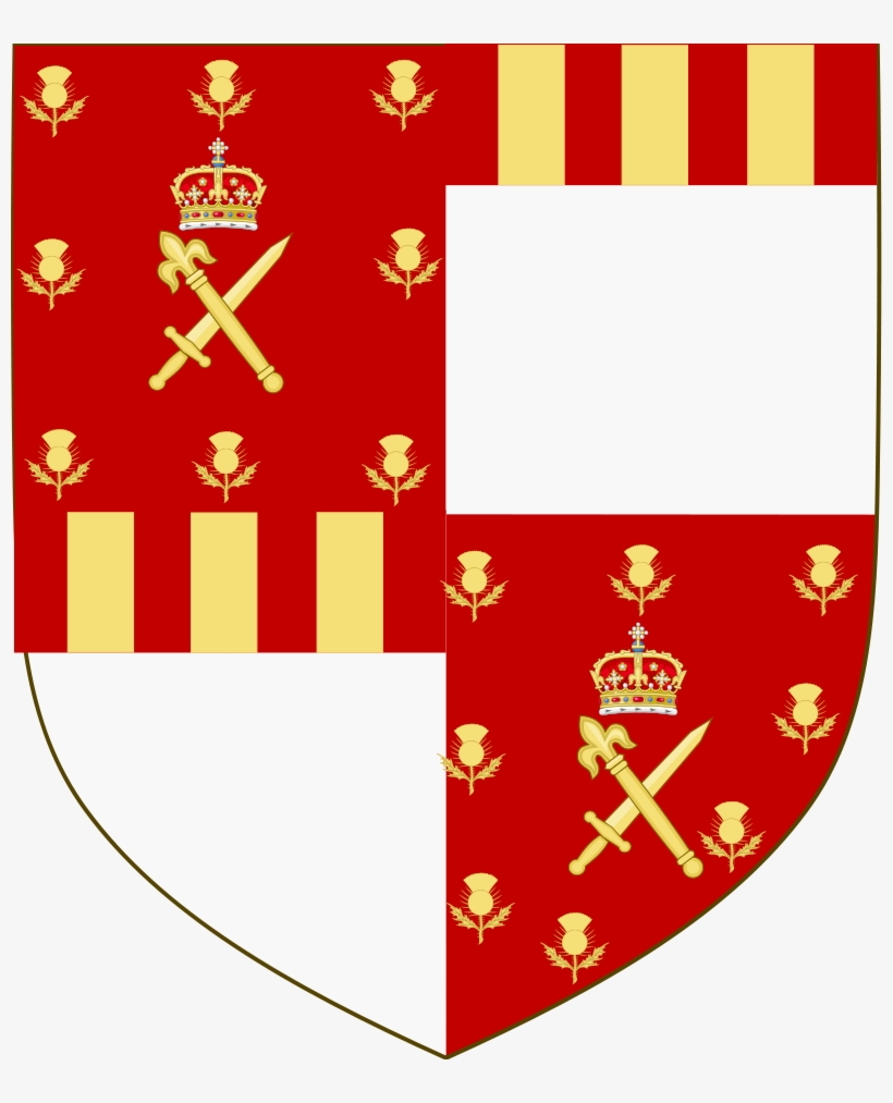 Hereditary Holders Of The Post Of Earl Marischal, Charged - Arms Of Earl Of Kintore, transparent png #7867055