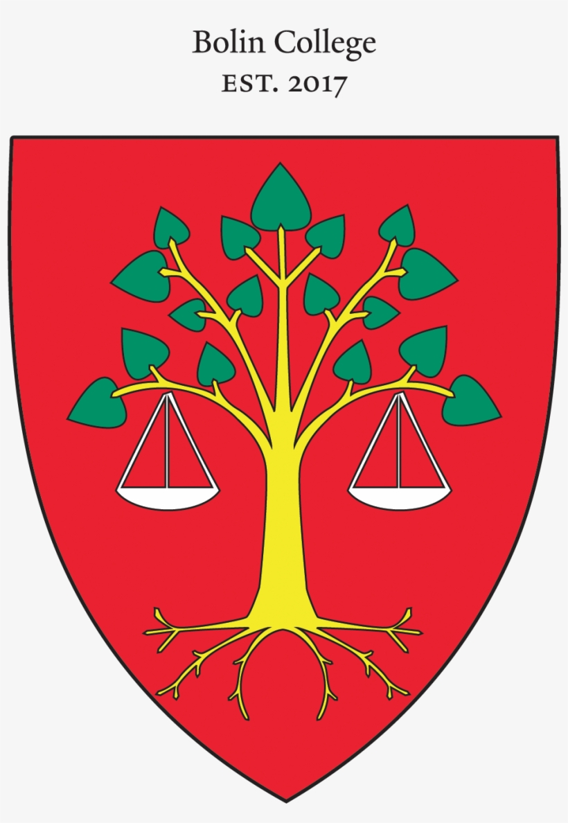 Bolin Residental College Shield Proposal - Blue Peace Sign, transparent png #7867261