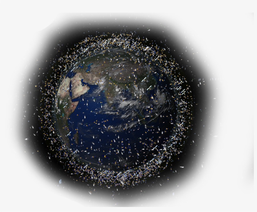 Satellites Surrounding Earth, transparent png #7868578