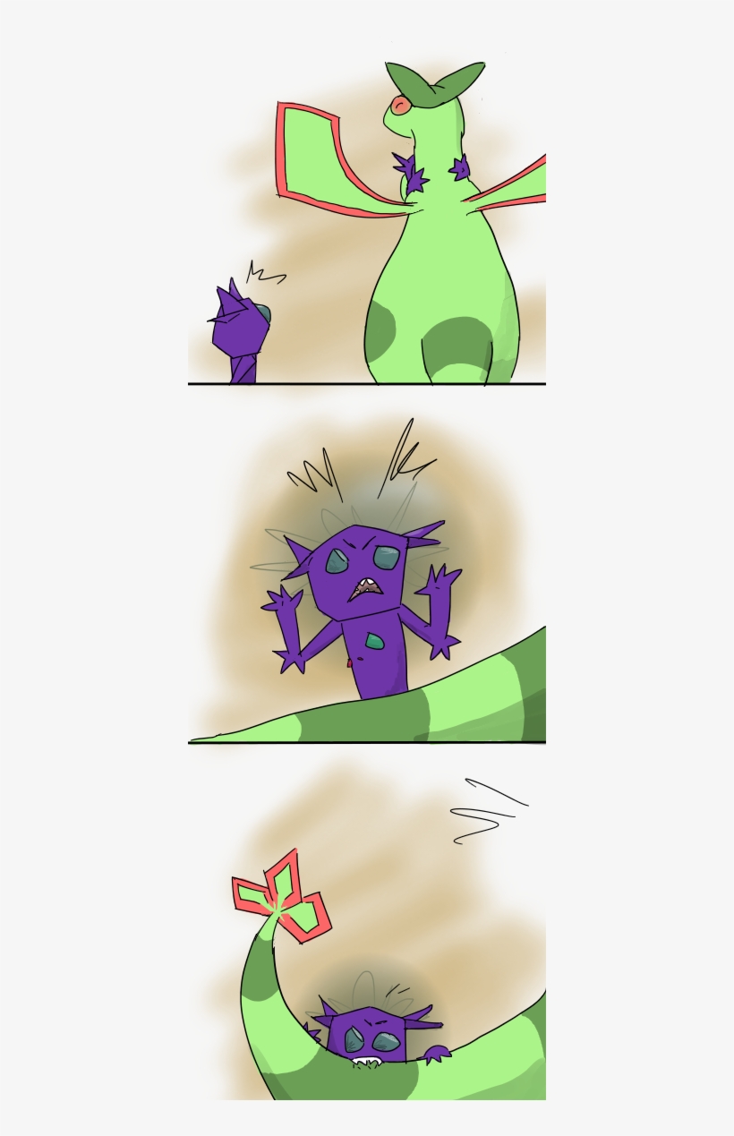 Honestly I Expected That To Hurt Sableye Flygon Flygon-daily - Cartoon, transparent png #7868991