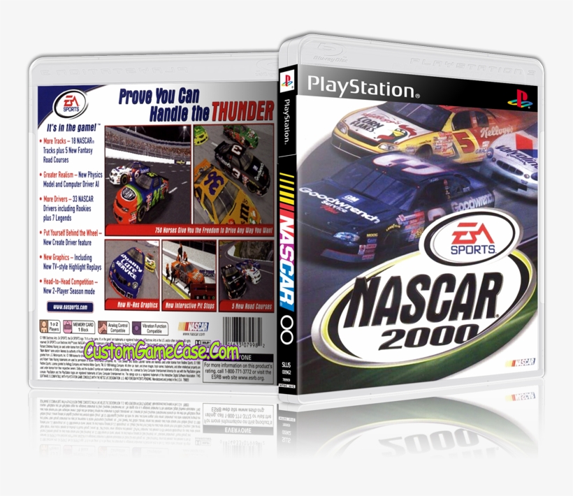 Sony Playstation 1 Psx Ps1 - Nascar 2000 Pc Box, transparent png #7869226