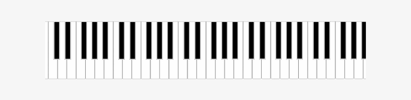 Piano Keys Vector - Acordes De Piano, transparent png #7869338