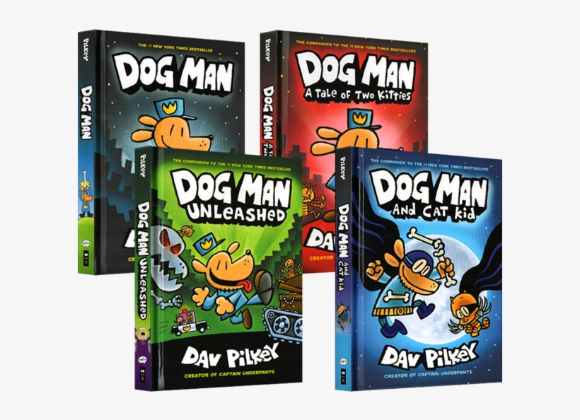 Spot Genuine Dog Man 4 Hardcover English Original Detective - Dogman Book, transparent png #7869458