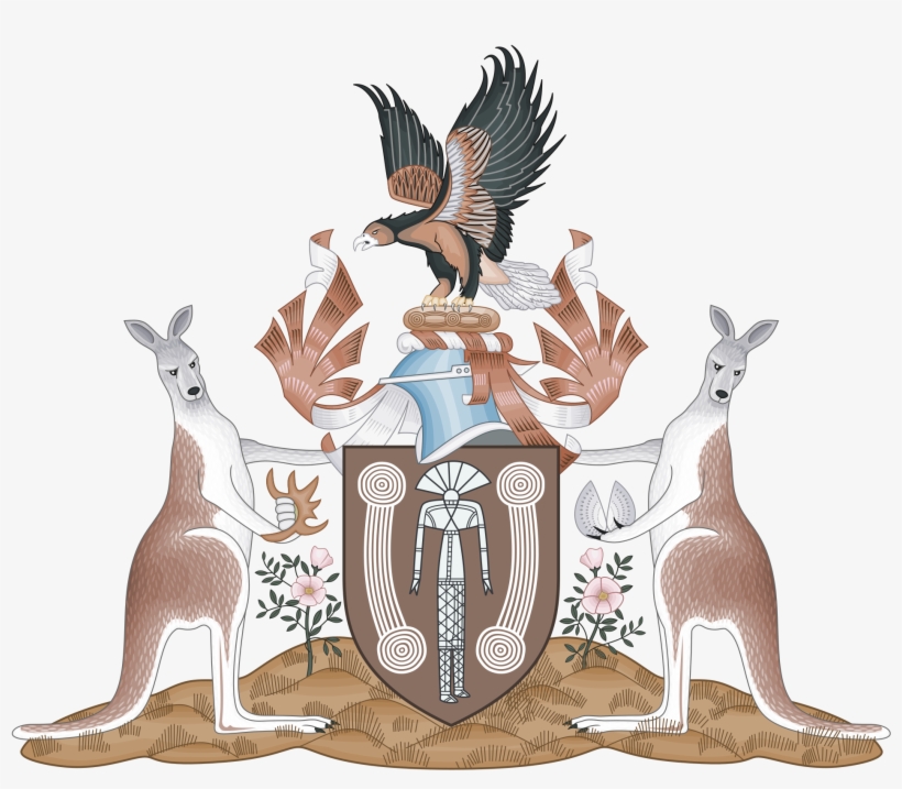 Open - Northern Territory Coat Of Arms, transparent png #7869565