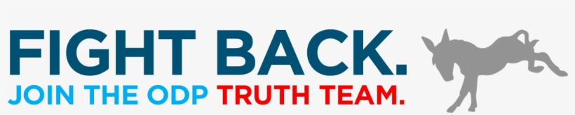 Join The Odp Truth Team - Democratic Party Graphics, transparent png #7869650