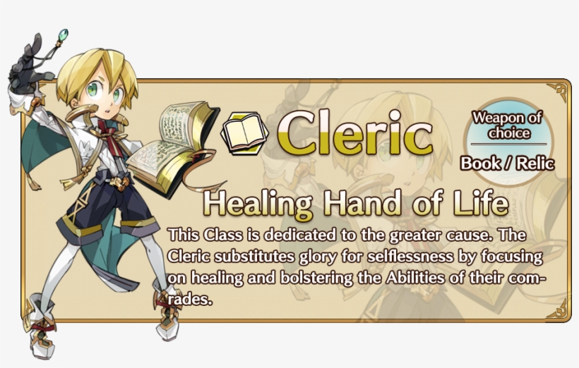 Cleric - Unison League Cleric Armor, transparent png #7869958