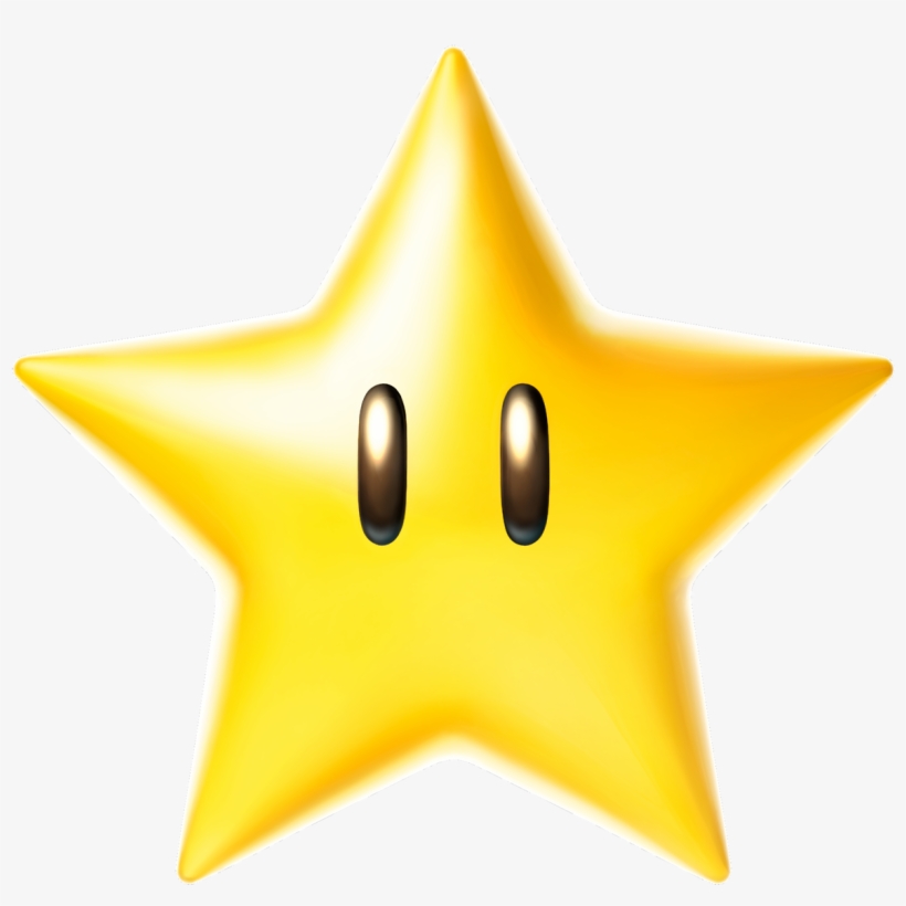 Mario Kart Estrella Star - Estrella Mario Kart Png, transparent png #7869961
