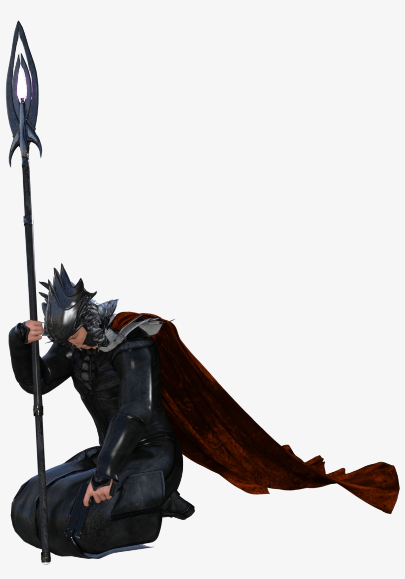 Pathfinder Cleric Spear - Cartoon, transparent png #7870340
