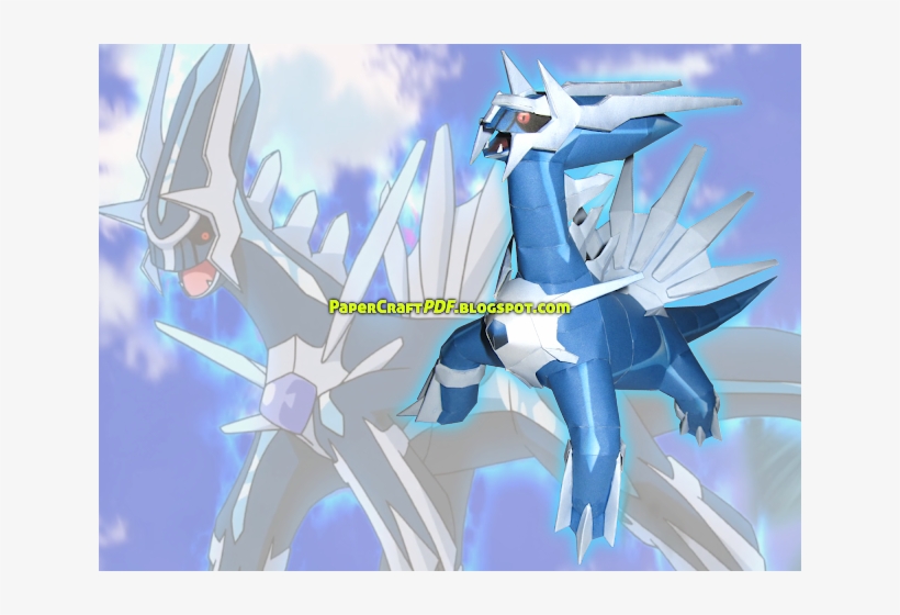 Pokemon Dialga Papercraft Model Template Pokémon Free Transparent