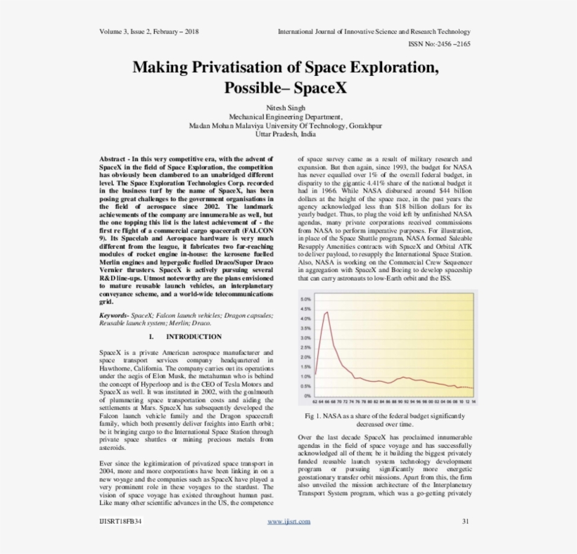 Making Privatisation Of Space Exploration, Possible - Document, transparent png #7870536