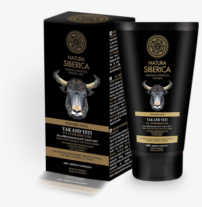 "yak And Yeti" Icy Aftershave Gel - Natura Siberica After Shave, transparent png #7871244
