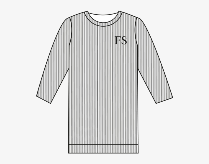 100% Cotton Ribbed Jumper Dress - Active Shirt, transparent png #7871325