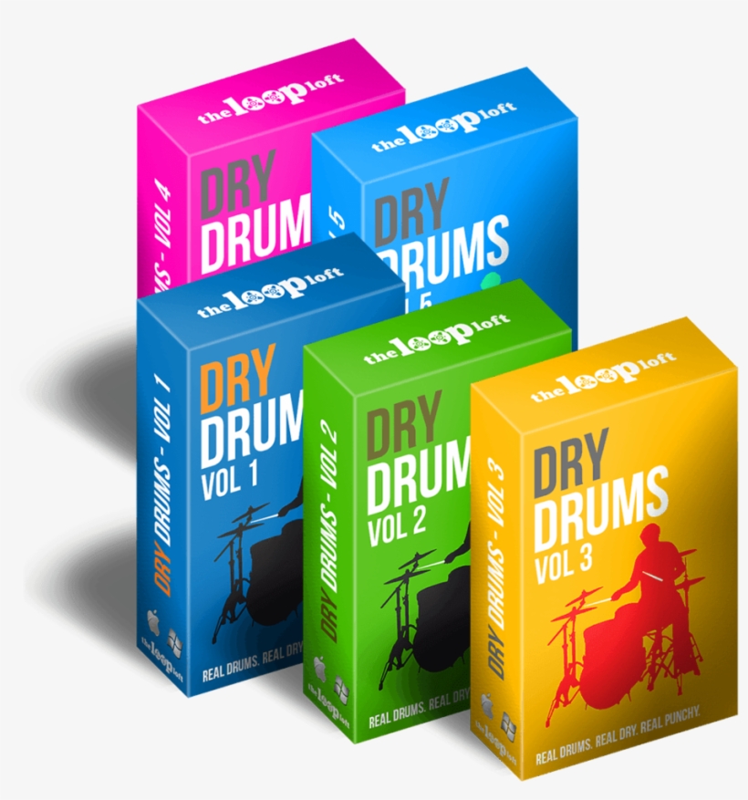 The Loop Loft Loop Pack Dry Drums Bundle - Graphic Design, transparent png #7871591