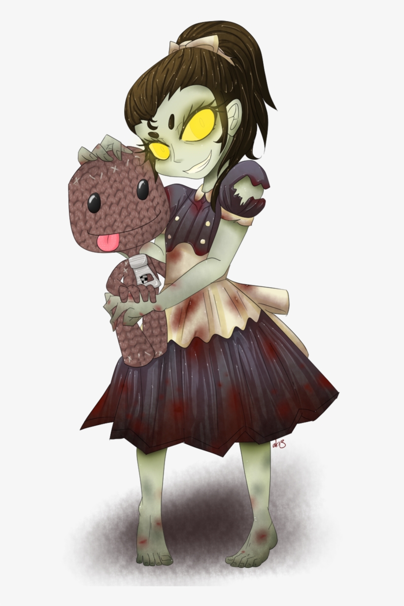 Resultado De Imagem Para Little Sister And Sackboy - Cartoon, transparent png #7871598