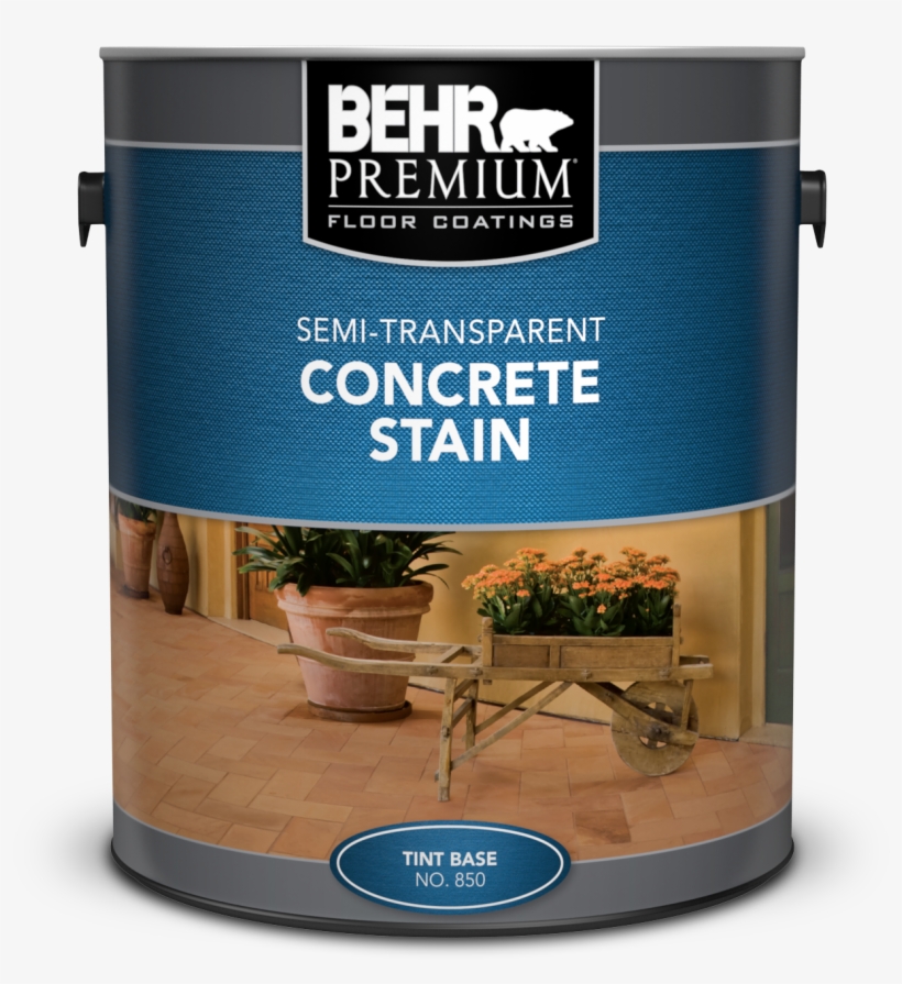 Solid Color Concrete Stain - Paint, transparent png #7871702