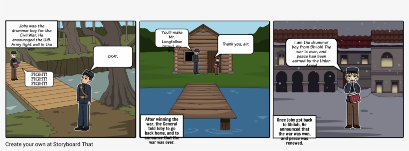 The Drummer Boy Of Shiloh - Drummer Boy Of Shiloh Storyboard, transparent png #7871735