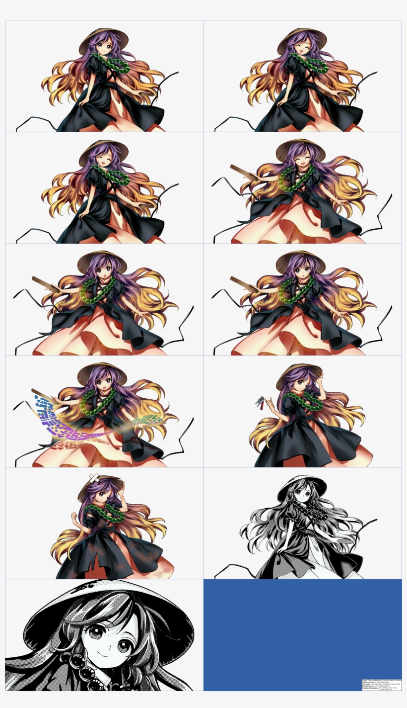Click For Full Sized Image Byakuren Hijiri's Portraits - Urban Legend In Limbo Byakuren, transparent png #7872462