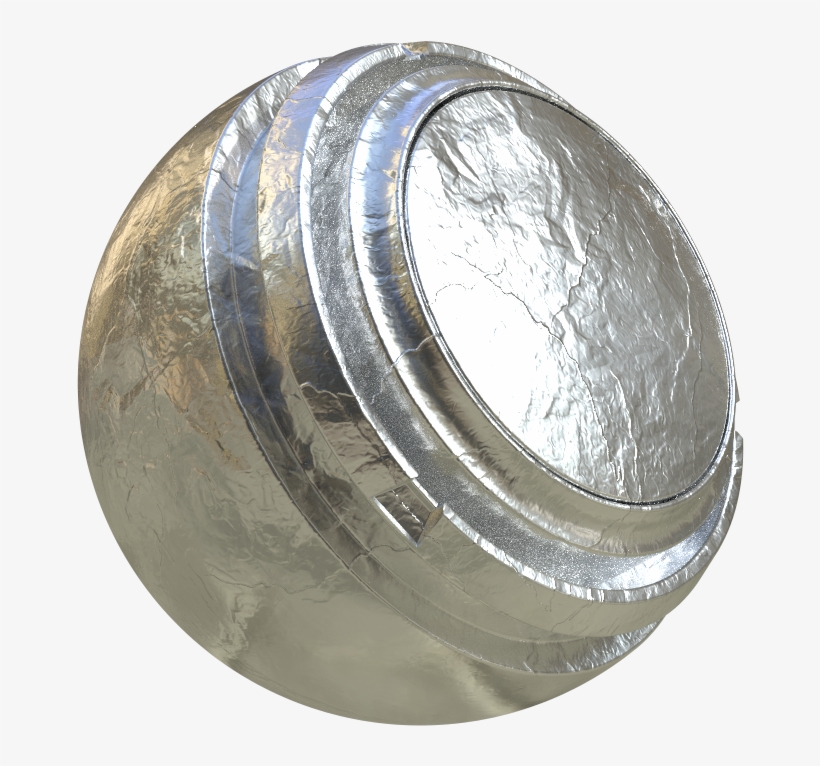 Foil Material - Silver, transparent png #7873173
