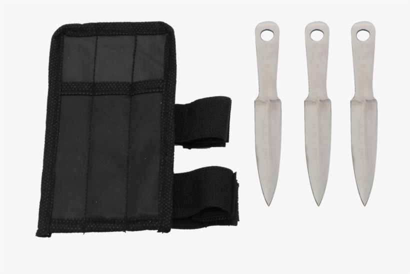 3 Pc - Throwing Knife, transparent png #7873295