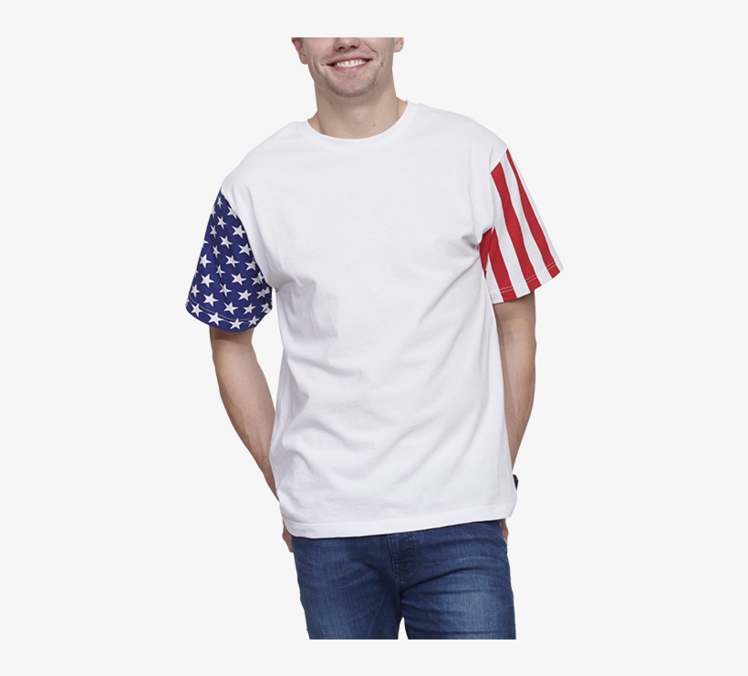 Adult Jersey Stars & Stripes T-shirt - Pocket, transparent png #7873429