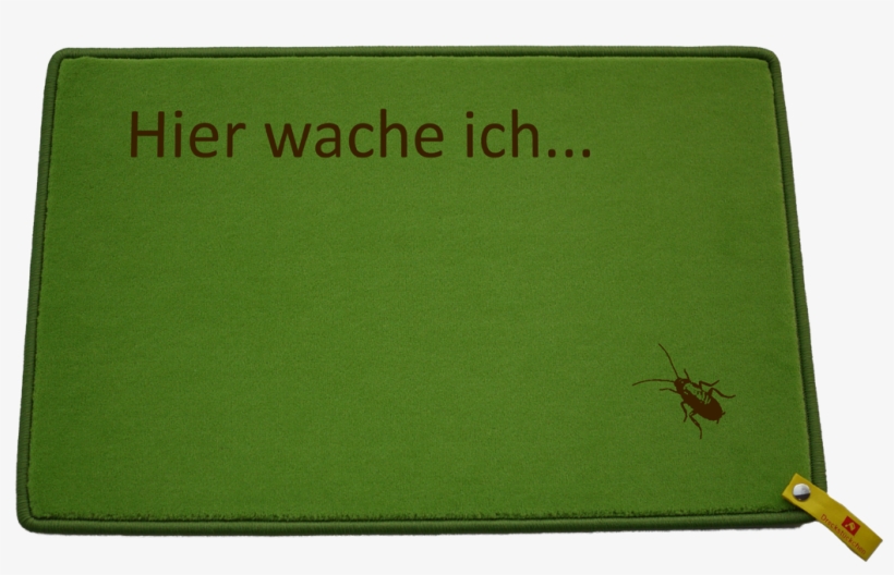 Hier Wache Ich La Cucaracha - Sign, transparent png #7873494