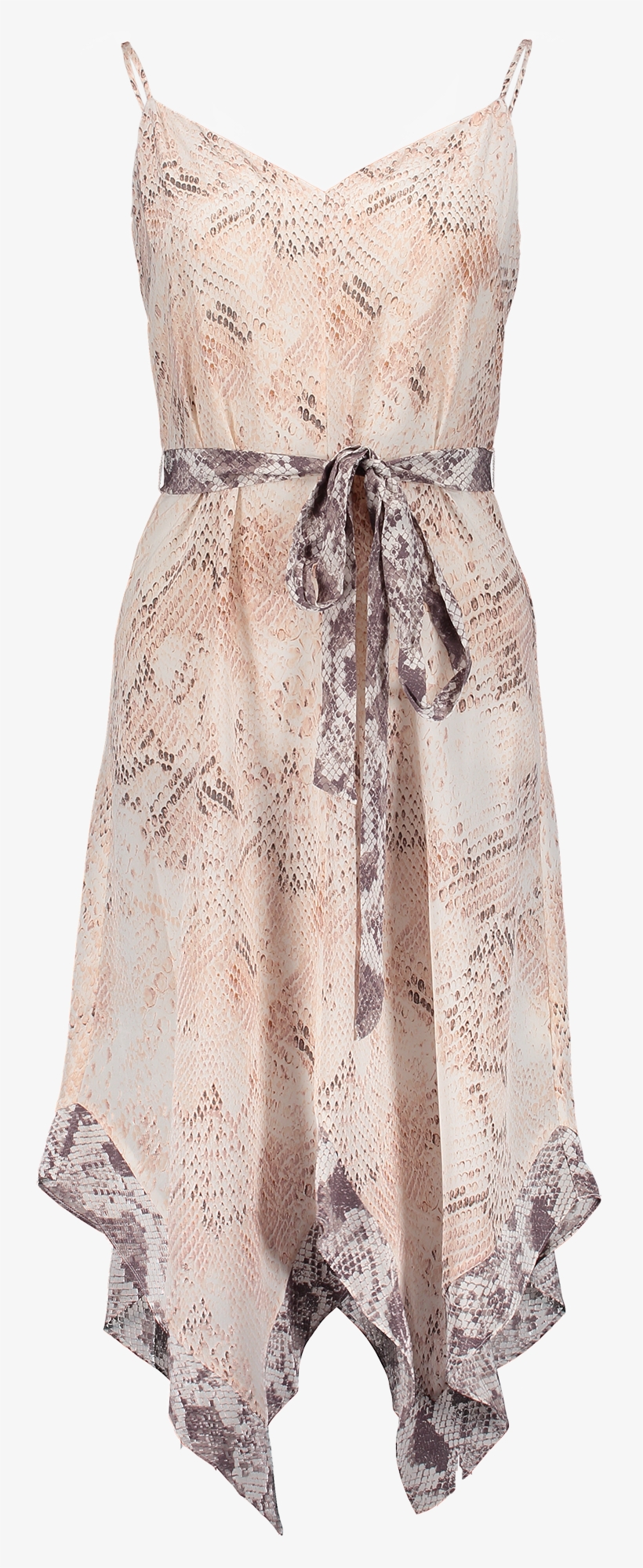 Azalea Scarf Dress Blush Multi - Cocktail Dress, transparent png #7873756