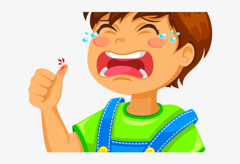 Wound Clipart Hurt Kid - Niño Llorando Png, transparent png #7874034