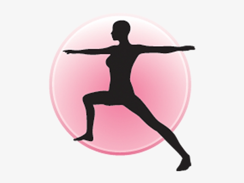 Woman In Yoga Pose - Silhouette, transparent png #7874064