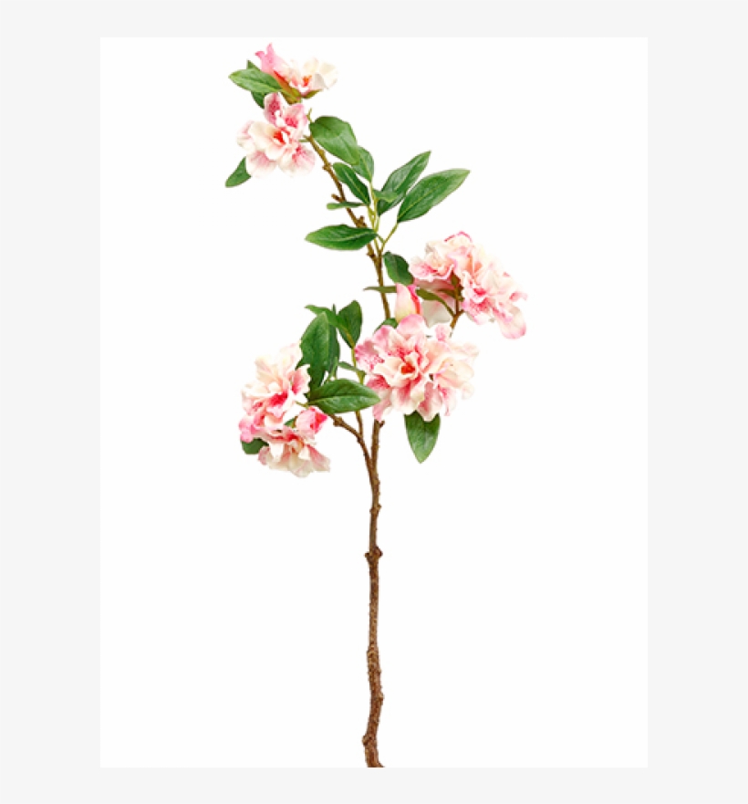 27" Azalea Spray Pink - Artificial Flower, transparent png #7874176