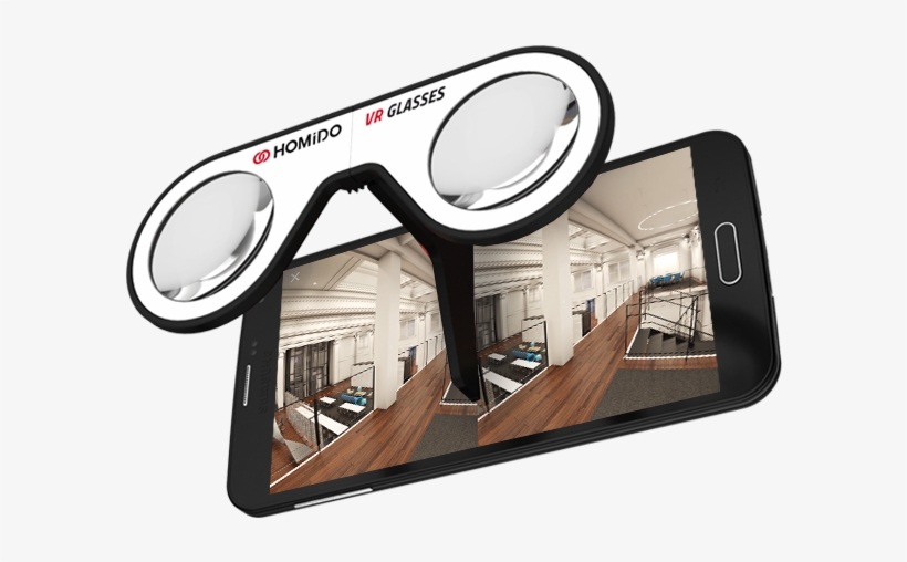 Homido Vr - Smartphone, transparent png #7874648