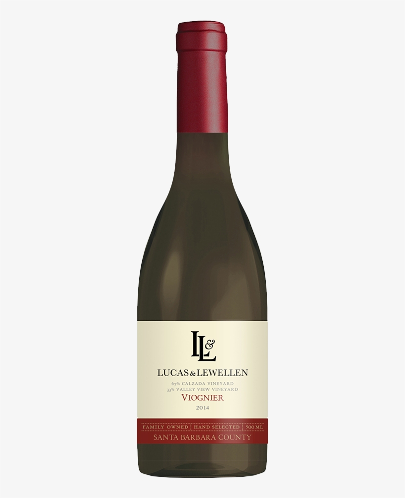 Lucas & Lewellen Viognier - Glass Bottle, transparent png #7874928