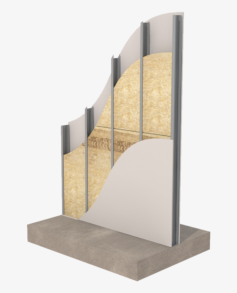 Rw-na Safe'n'sound Interior Steel - Steel Stud Internal Wall, transparent png #7875165