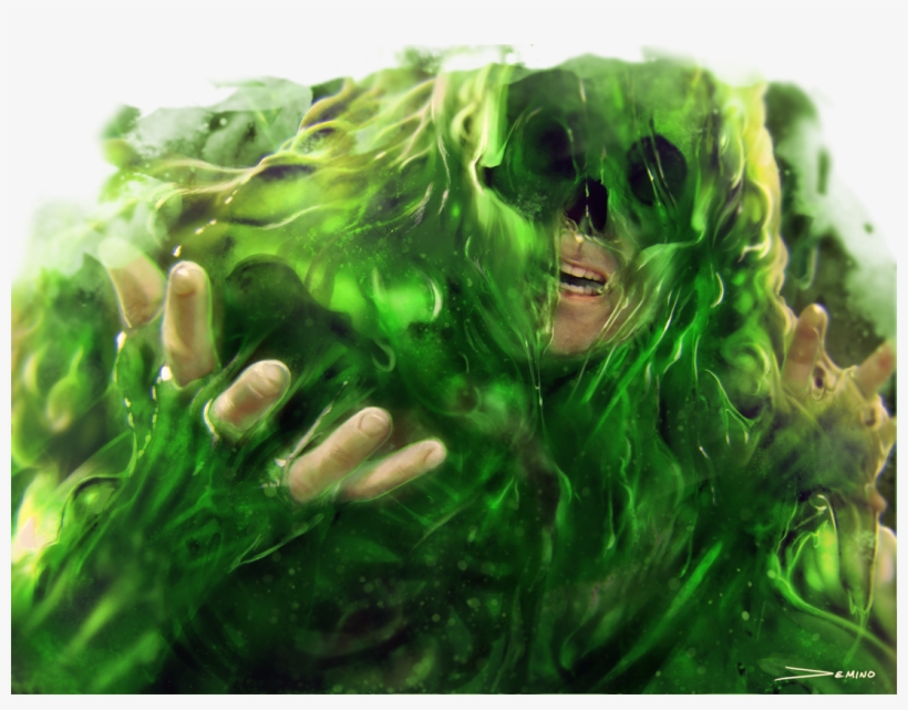 The Damage Increases To 3d6 At 6th Level, 4d6 At 11th - Fantasy Ooze, transparent png #7875171