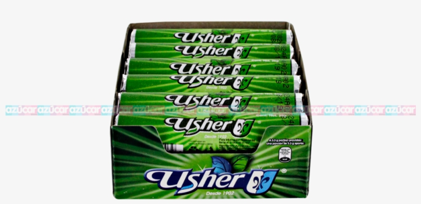 Usher Tubo Yerbabuena 24/12 Usher - Paper, transparent png #7875421