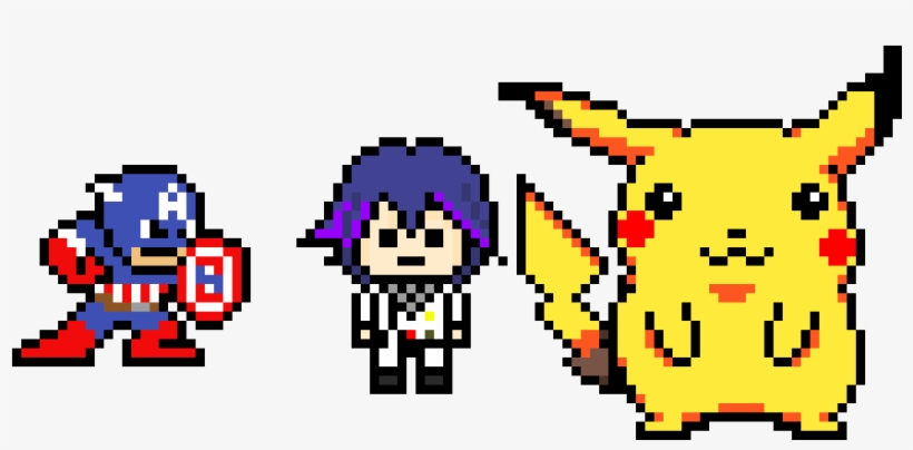 Usher - Pikachu Pixel Art, transparent png #7875490