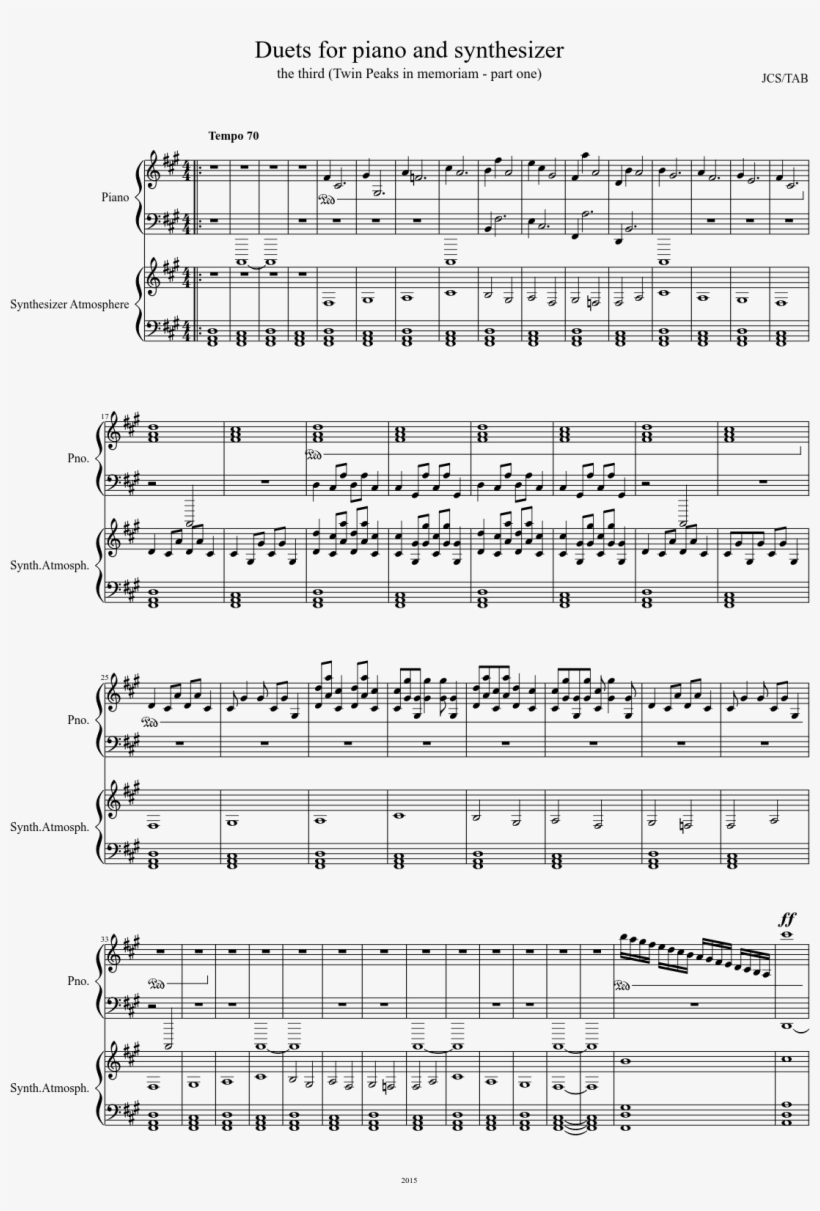 Print - Trumpet Notes For Jumpin Jack Big Bad Voodoo Daddy, transparent png #7875915