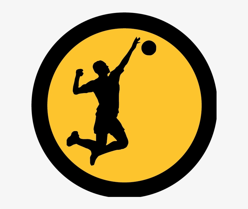 My Vibe - Volleyball - Volleyball Silhouette, transparent png #7876308