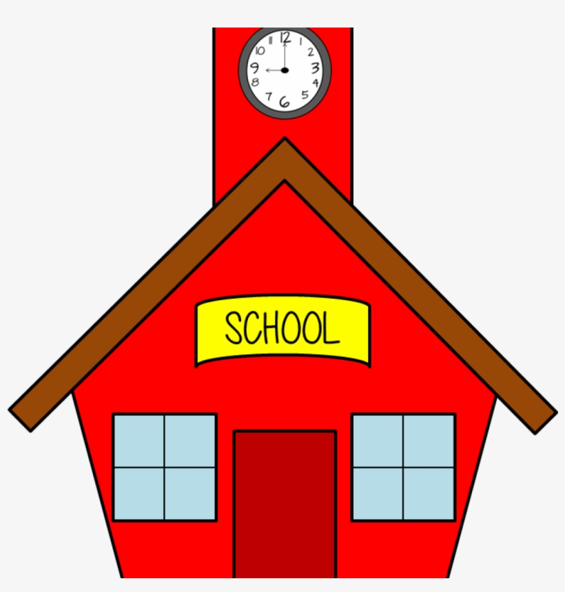 School House Clip Art Back To School Free Owls And - School Clip Art Transparent, transparent png #7876343