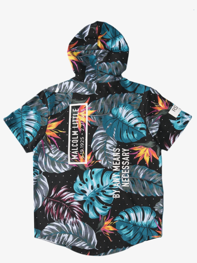 Floral Print Pullover Hoodie, transparent png #7877054
