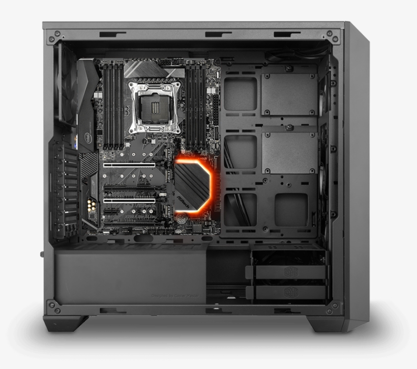Motherboard Tray Cut-outs Creatively Rearrange Space - Computer Case, transparent png #7877301