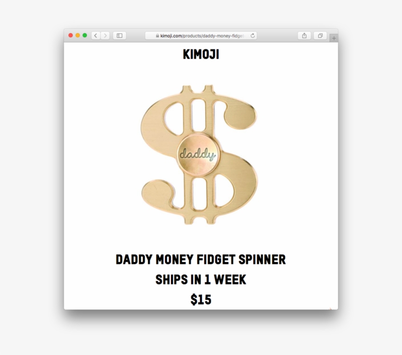 Фиджет Спиннер Один Из Ряда Товаров, Которые Ким Кардашьян - Fidget Spinner, transparent png #7877840
