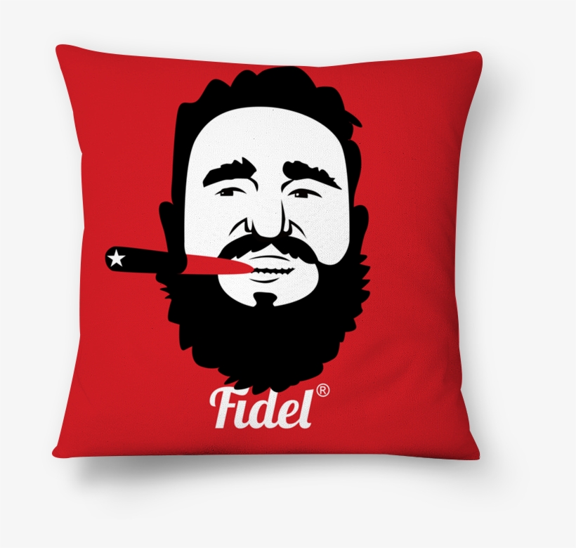 Almofada Fidel De Roberto Weigand Estúdiona - Fidel Castro, transparent png #7878624