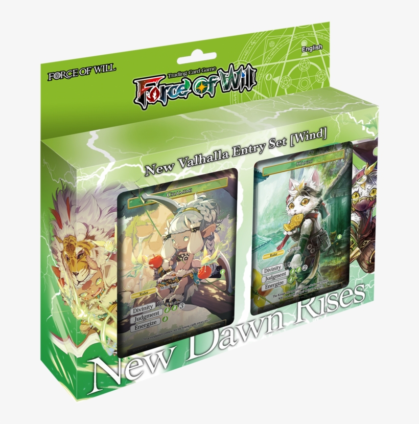 New Valhalla Entry Set Wind - Force Of Will Valhalla Starter Decks, transparent png #7879237