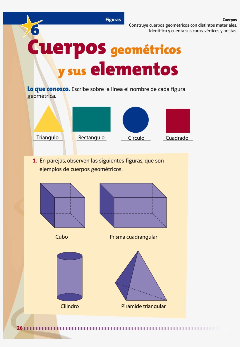 Figuras Geometricas Y Sus Nombres - Cuerpos Geometricos 3er Grado, transparent png #7880412