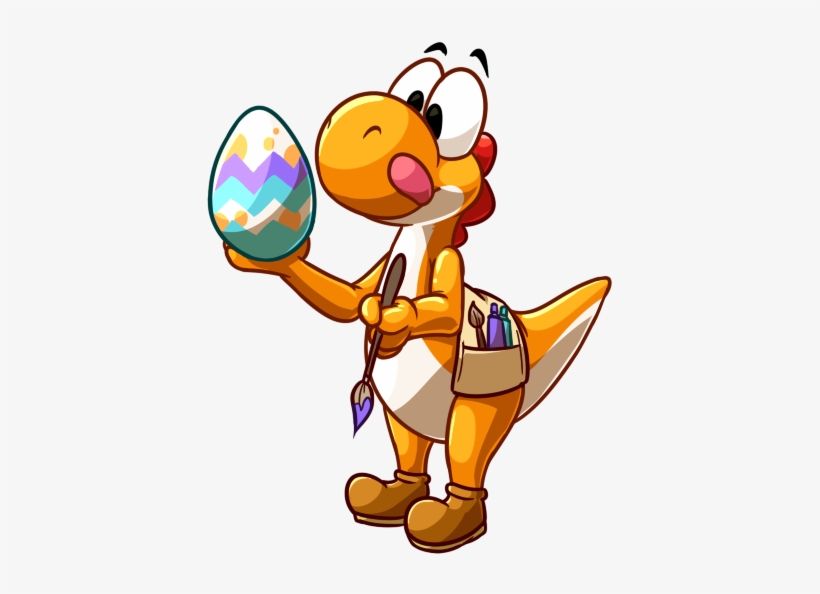 Easter Yoshi - Cartoon, transparent png #7881422