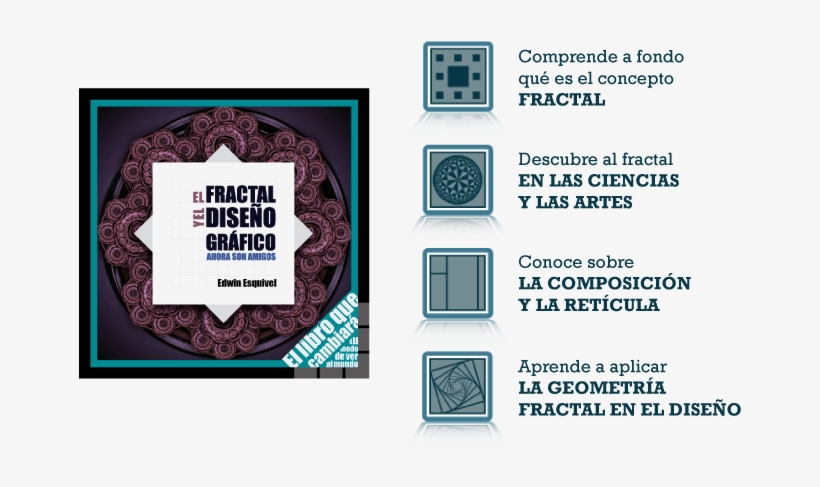 Descargar Gratis El Libro El Fractal Y El Diseño Gráfico - Fractales En El Diseño Grafico, transparent png #7881790