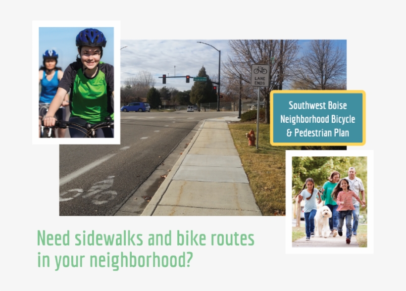 Southwest Boise Neighborhood Bicycle And Pedestrian - Dativ Ist Dem Genitiv Sein, transparent png #7882120