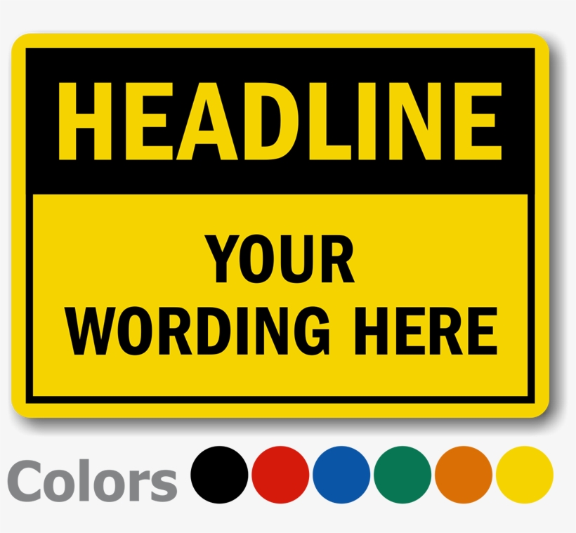 Zoom - Personalize - Custom Sign, transparent png #7882258