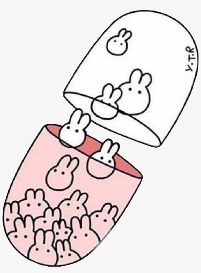 Report Abuse - Bunny Pill, transparent png #7882396